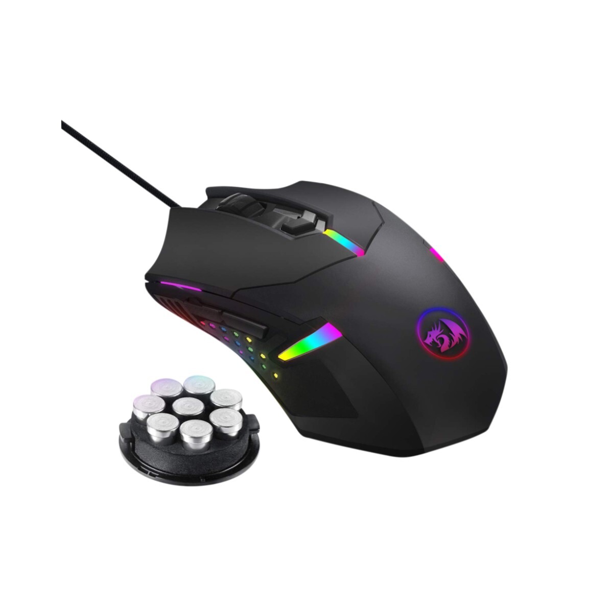 MouseRedragon Centrophorus Black M601-RGB USB 