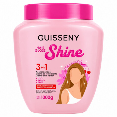 CREMA DE TRAT. GUISSENY 3 EN 1 GLOSS SHINE 1 KG CREMA DE TRAT. GUISSENY 3 EN 1 GLOSS SHINE 1 KG