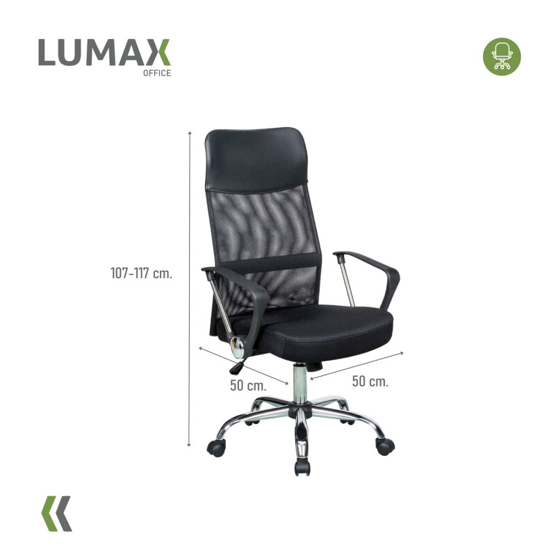 Silla Ejecutiva ergonómico Lumax Mesh Genova Silla Ejecutiva ergonómico Lumax Mesh Genova