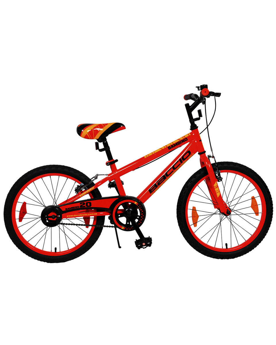 Bicicleta Baccio Bambino rodado 20 - Rojo 