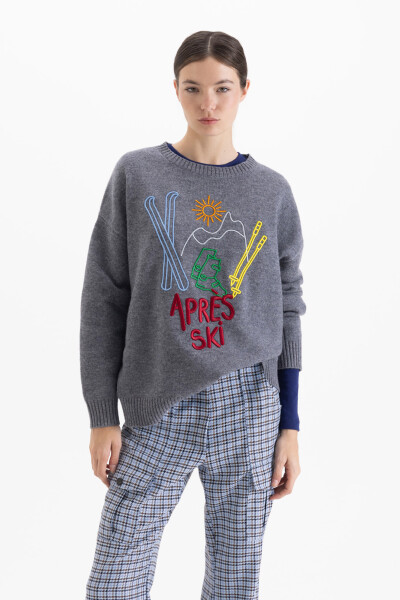 SWEATER APRES SKI Gris