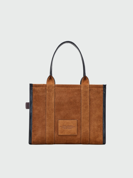 MARC JACOBS - The Suede Leather Blocked Large Tote Alta Automática