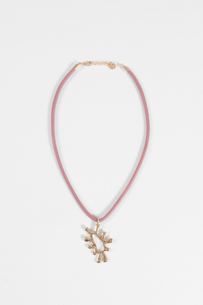 Collar sun texture dorado