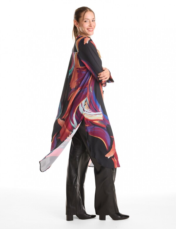 Tunica Printed NEGRO/MULTI