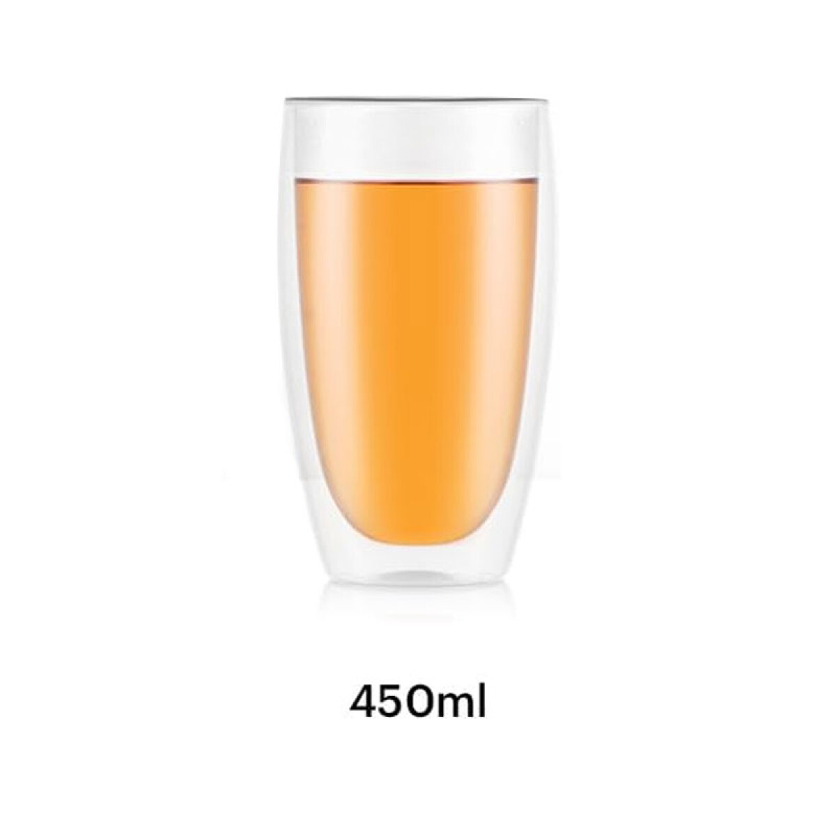 Vaso térmico de vidrio de doble pared 450ml - Vaso Térmico De Vidrio De Doble Pared 450ml 