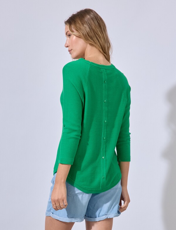 Buzo Raglan Algodon VERDE