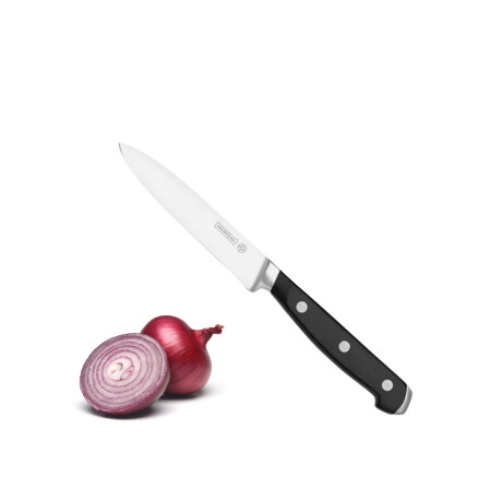 Cuchilla mango negro Chef monoblock acero inoxidable 4'' Cuchilla mango negro Chef monoblock acero inoxidable 4''