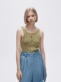 Musculosa Frutila Verde Melange