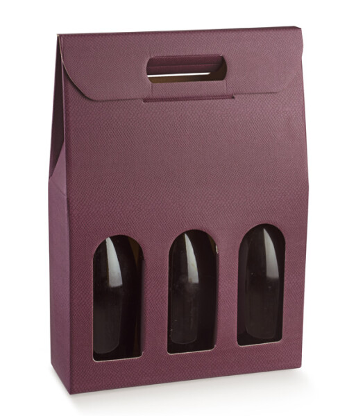 Caja c/ventana 3 botellas 27x9x38,5 - 37715 - SKIN VINACCIA Caja c/ventana 3 botellas 27x9x38,5 - 37715 - SKIN VINACCIA