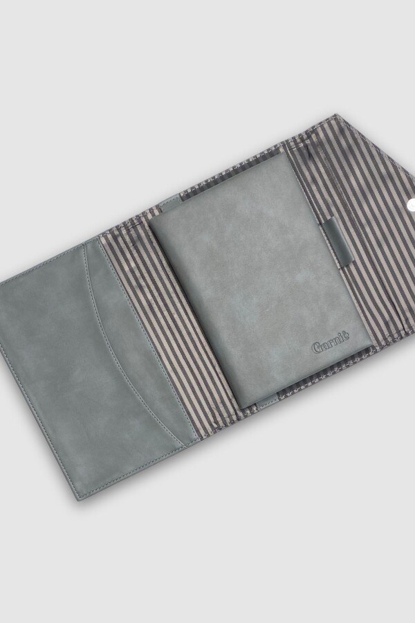 Dossier Semaine con broche Gris