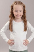 Remera Mangas Largas. NATURAL