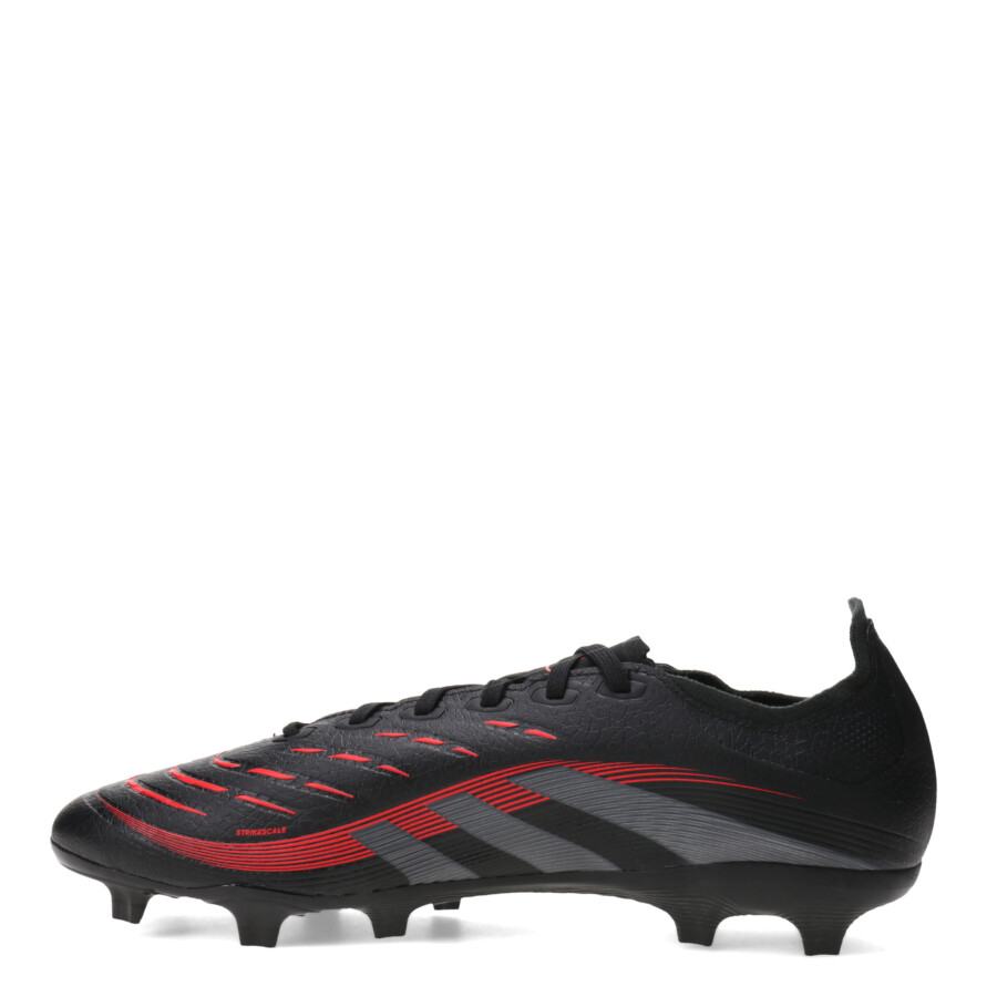 Championes de Fútbol 11 Hombre Adidas Predator League FG Negro - Rojo