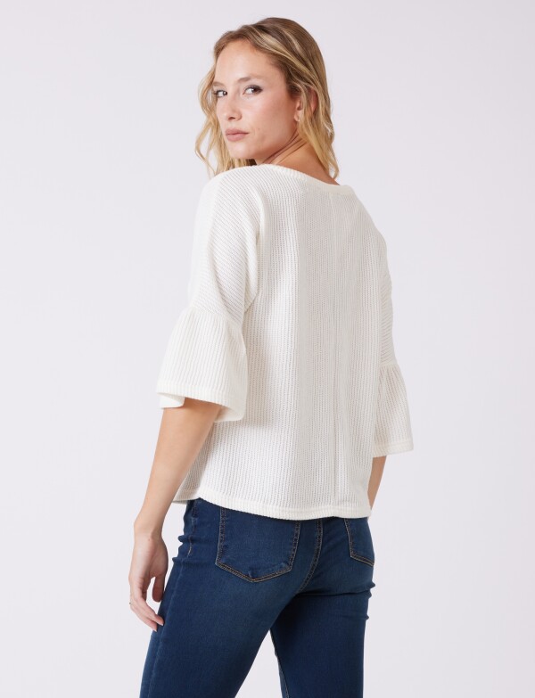 Buzo Manga Amplia CRUDO