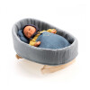 Cuna Mecedora para muñeca Blue Dream Pomea Djeco Cuna Mecedora para muñeca Blue Dream Pomea Djeco