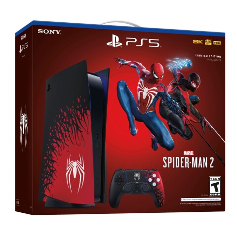 Consola PS5 PlayStation 5 Marvel’s Spider-Man 2 Limited Edition con CD Consola PS5 PlayStation 5 Marvel’s Spider-Man 2 Limited Edition con CD