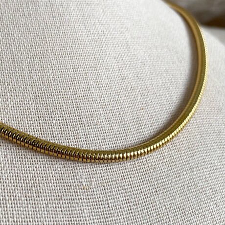 Collar GOLD SNAKE en acero dorado Collar GOLD SNAKE en acero dorado
