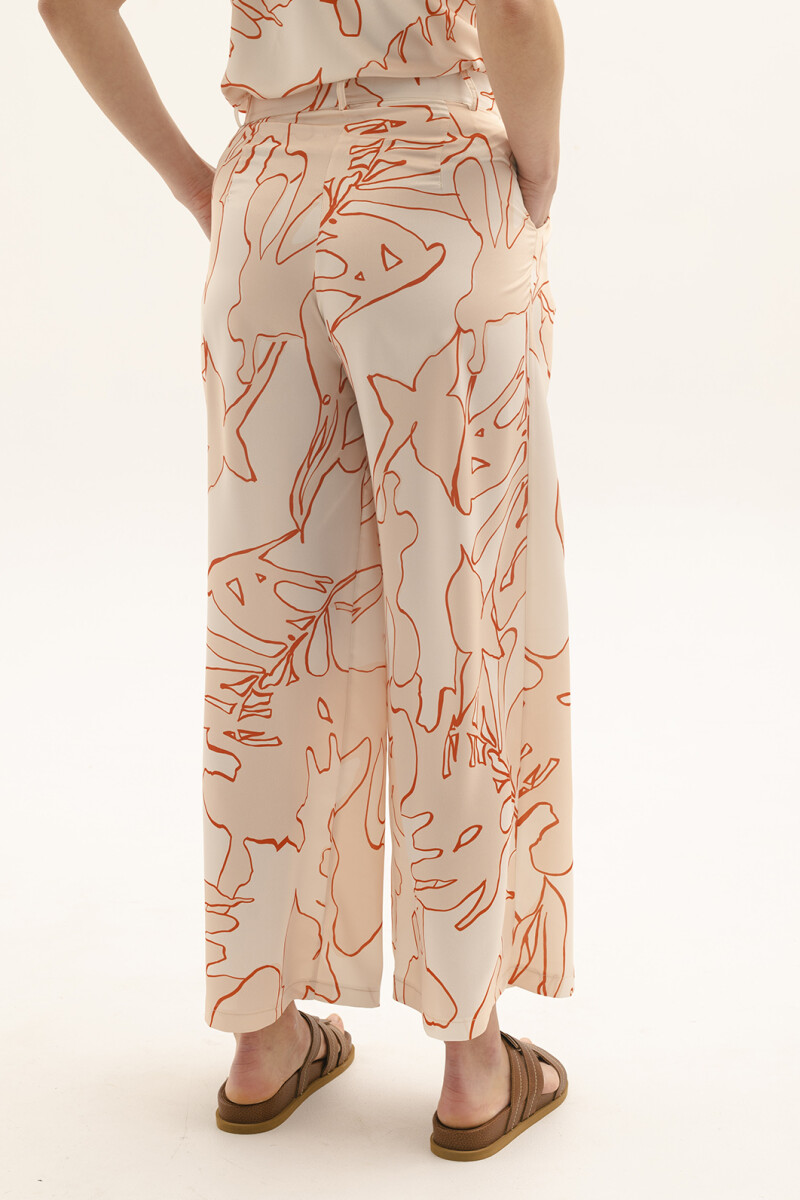 PANTALON PRINT FLOR