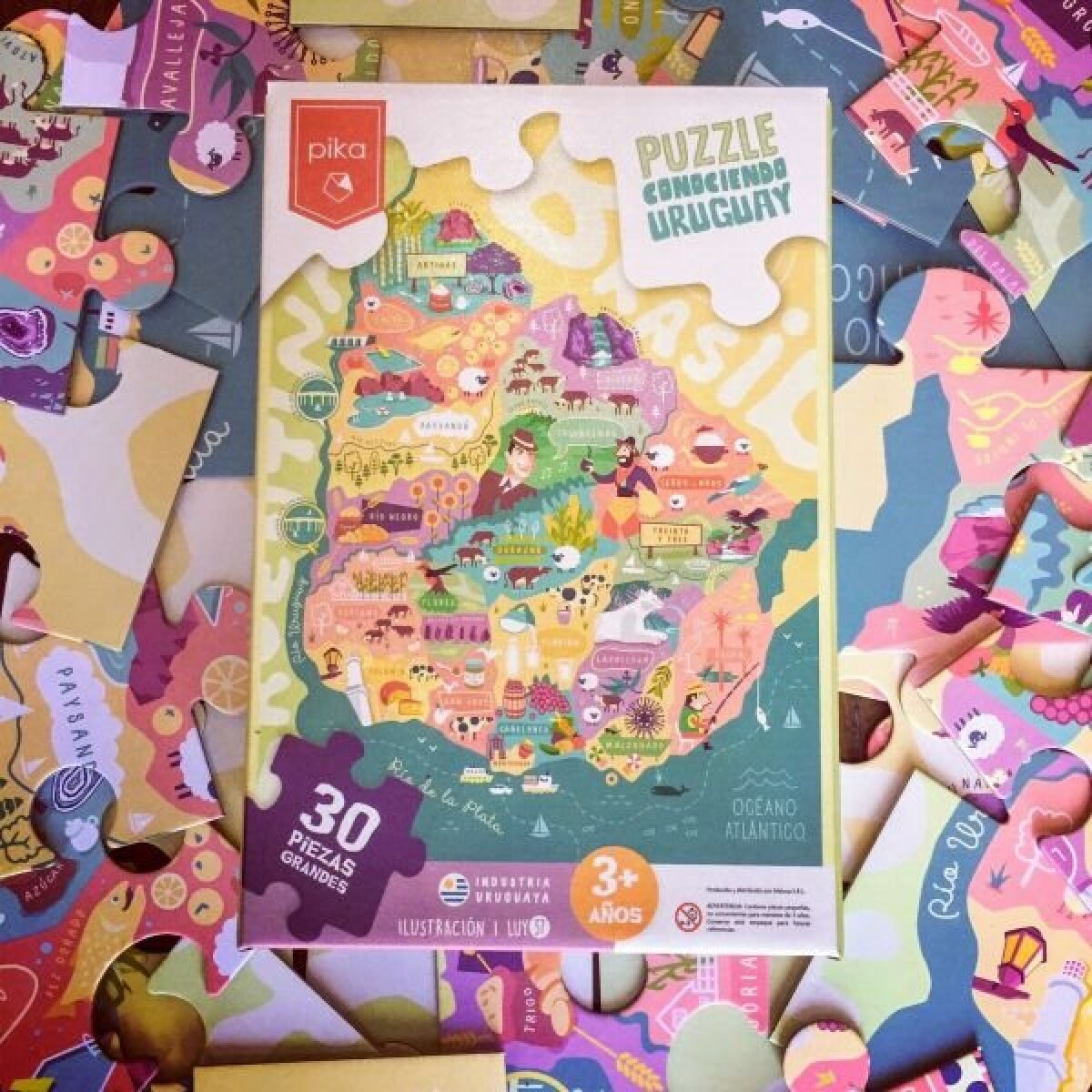 PUZZLE CONOCIENDO URUGUAY - 30 PIEZAS GRANDES 