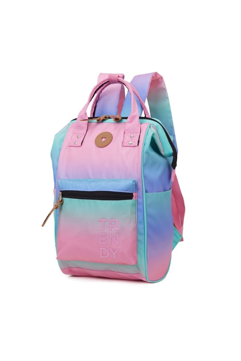 Mochila trendy degrade Rosa