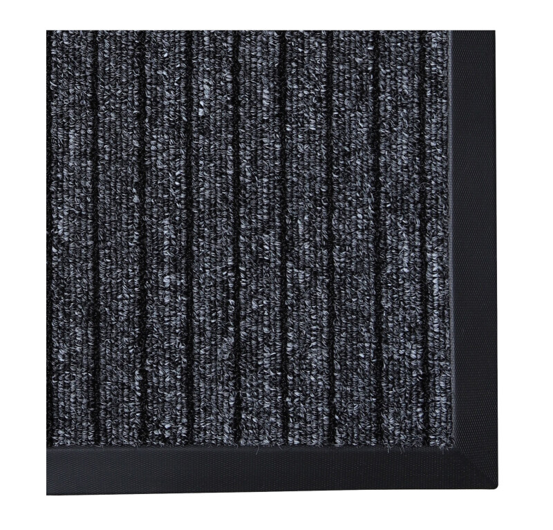 FELPUDO DRY & CLEAN 70100 FELPUDO DRY & CLEAN 3060 GRIS CON BORDE NEGRO 70X100CM