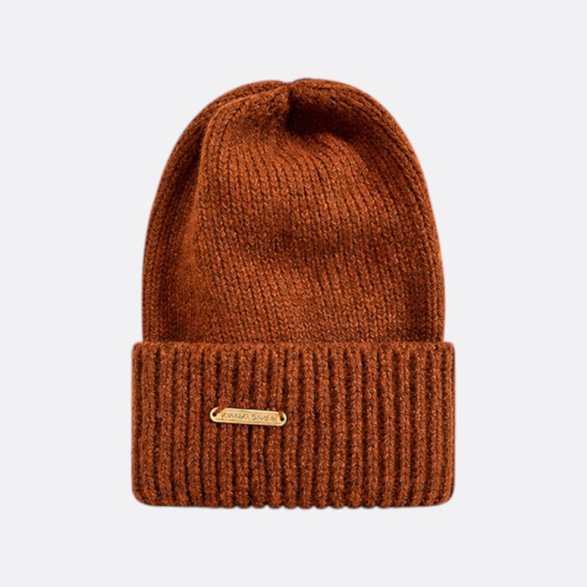 Gorro De Abrigo Denis Tejido Fino Varios Colores - Marrón 
