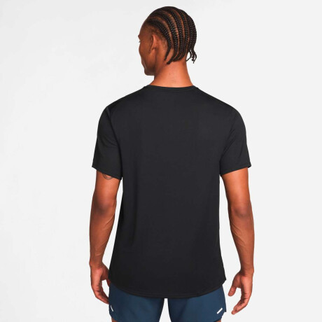 Remera Nike Dri-Fit Uv Miler Run Energy Manga Corta de Hombre Negro