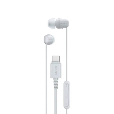 Auriculares Sony internos IER EX15C USB C con cable Blanco
