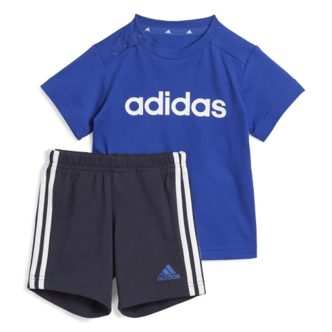 Conjunto Adidas Essentials Lineage Azul