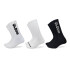 Socks Macro Logo Crew - Unisex White/black