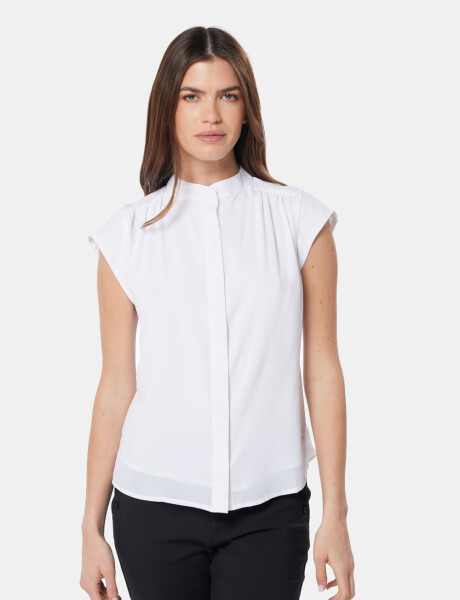 BLUSA MANGA CORTA Blanco