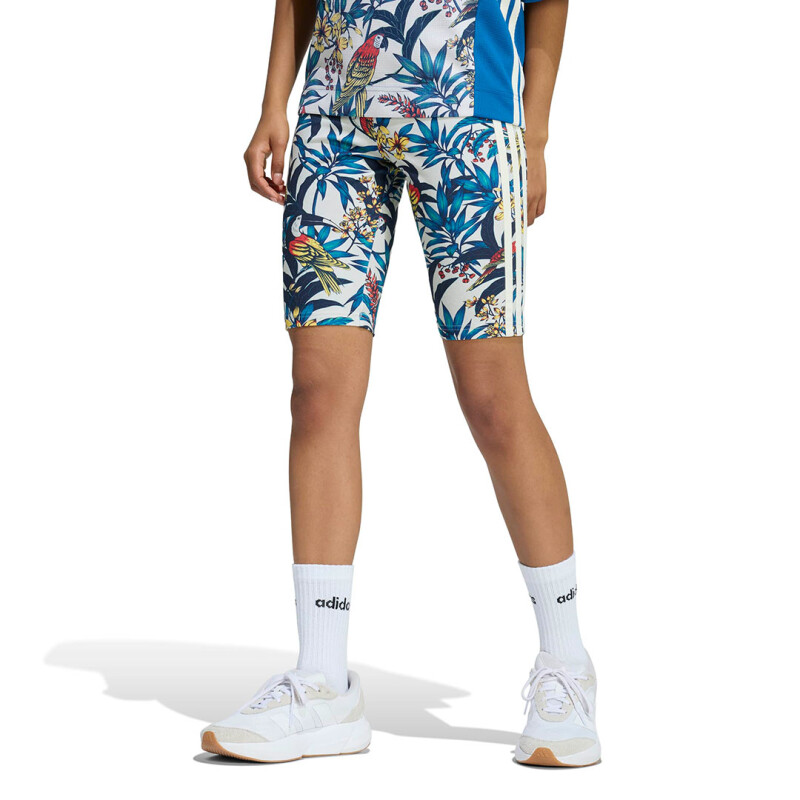 Calza de Mujer Adidas Farm Rio W Blanco - Animal Print