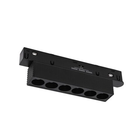 Lum. Led rect p/riel magnetico 6W 420lm 3tonos 24° ZU0553