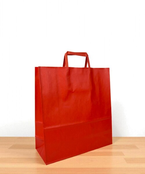 Bolsa lisa acuario 30x12x32 cm ROJO