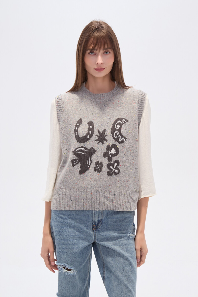Chaleco Iriette - Estampado 2 