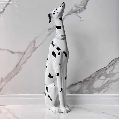 Escultura Dalmata Grande Altura 68cm x Largo 22cm x Ancho 13cm Escultura Dalmata Grande Altura 68cm x Largo 22cm x Ancho 13cm