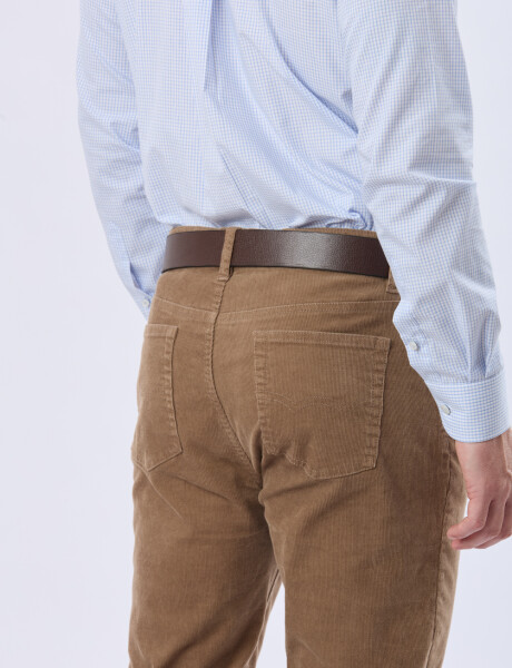 PANTALÓN DE PANA Tostado