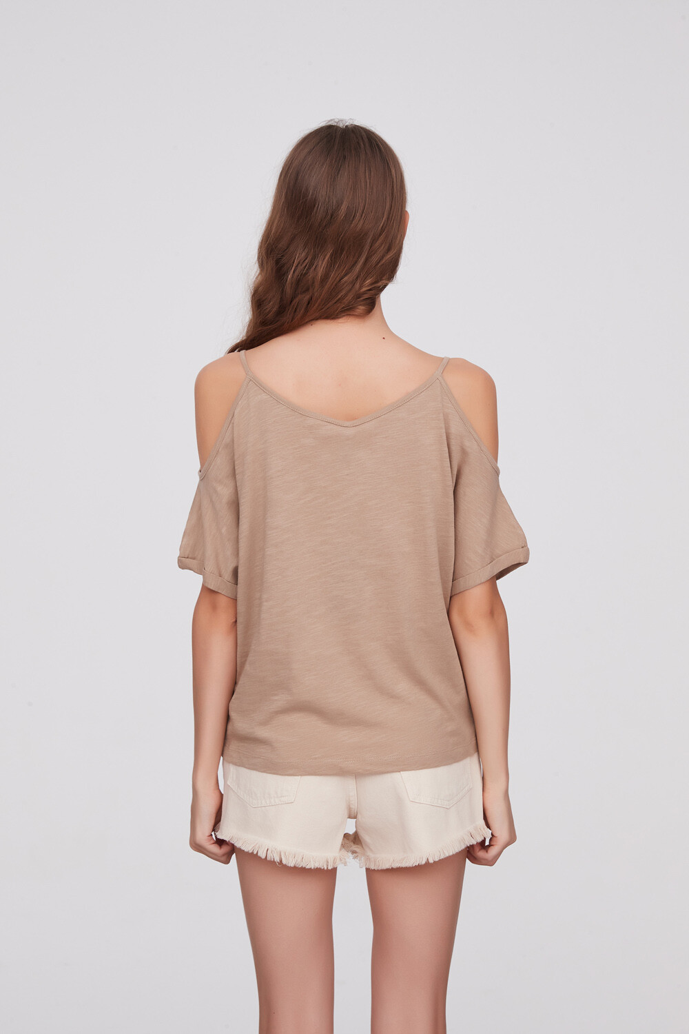 Remera Argosa Beige Oscuro