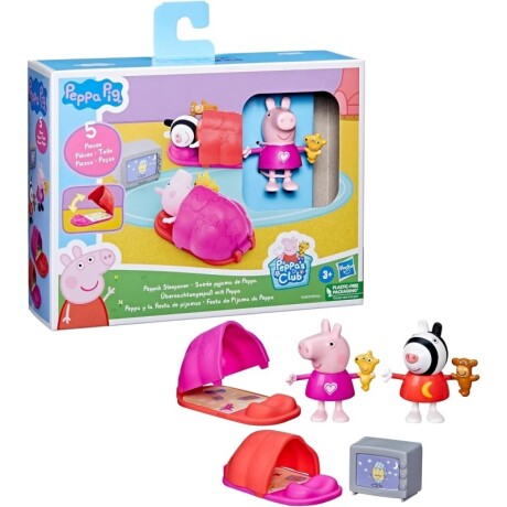 Playset Pappa Pig Peppa y la Fiesta de Pijamas 001