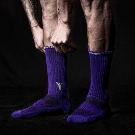 Medias Tiffosi Futbol Hombre Socks Violeta Color Único