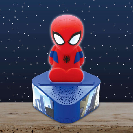 Parlante con Figura 3D Luminosa y Bluetooth Lexibook Spiderman