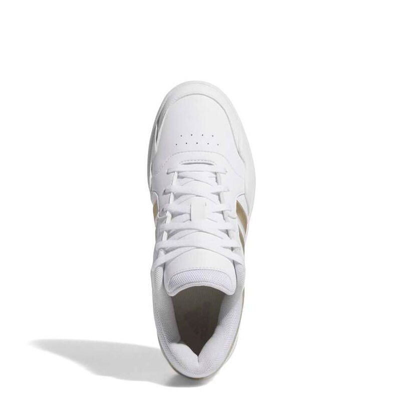 Championes de Mujer Adidas Hoops 3.0 Bold Blanco - Dorado