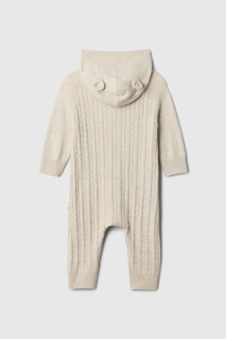 Pijama Con Cierre Botones Bebe Light Heather Grey V2