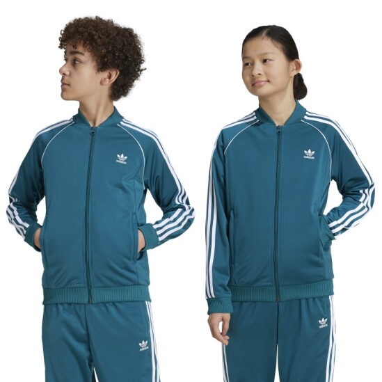 Campera Adidas Adicolor Track Azul