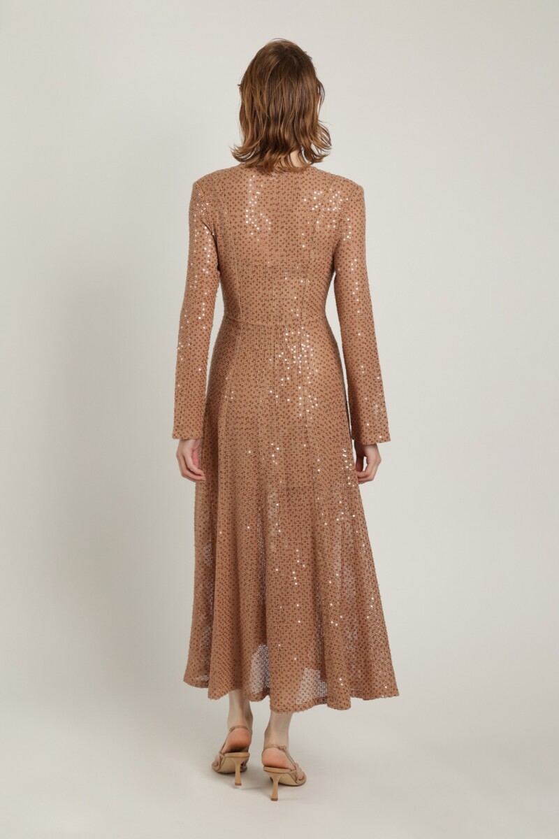 VESTIDO SARAI Camel