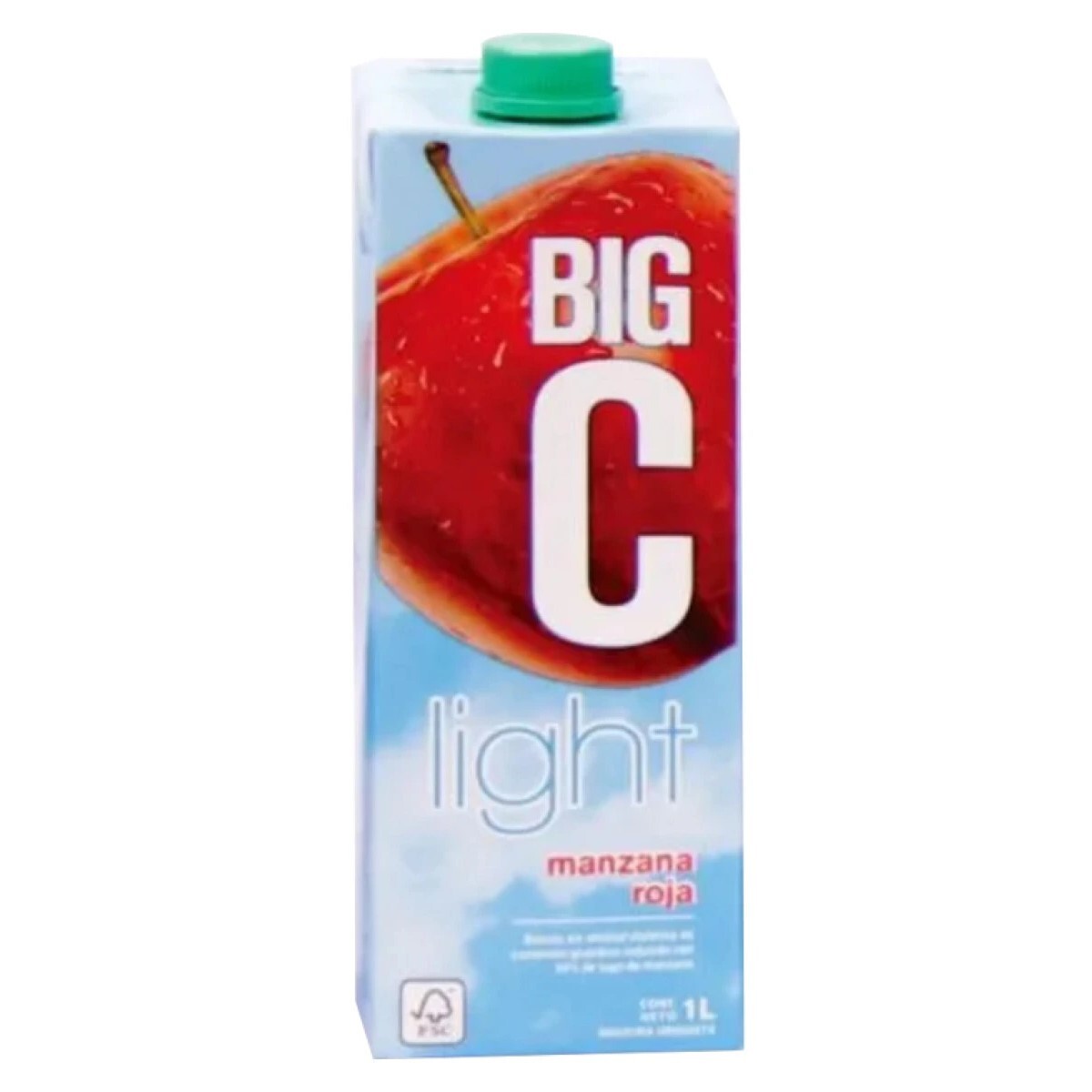 Jugo Big C Sabor Manzana Light 1L 