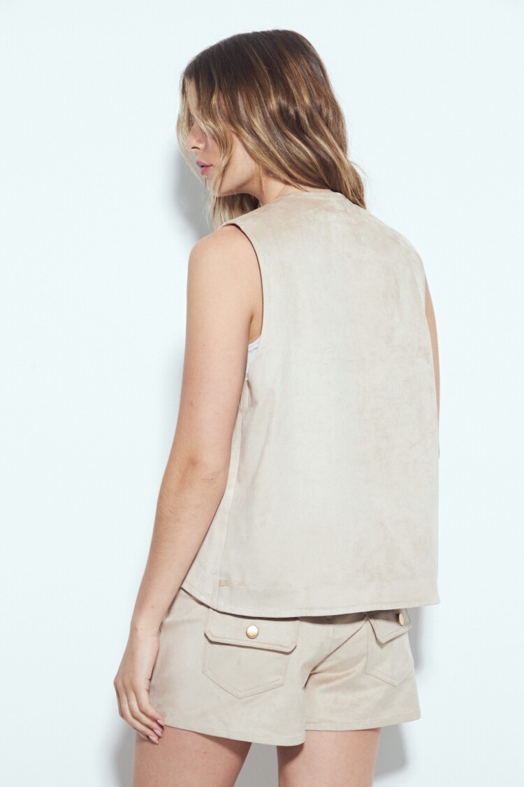 CHALECO COACHELLA Beige