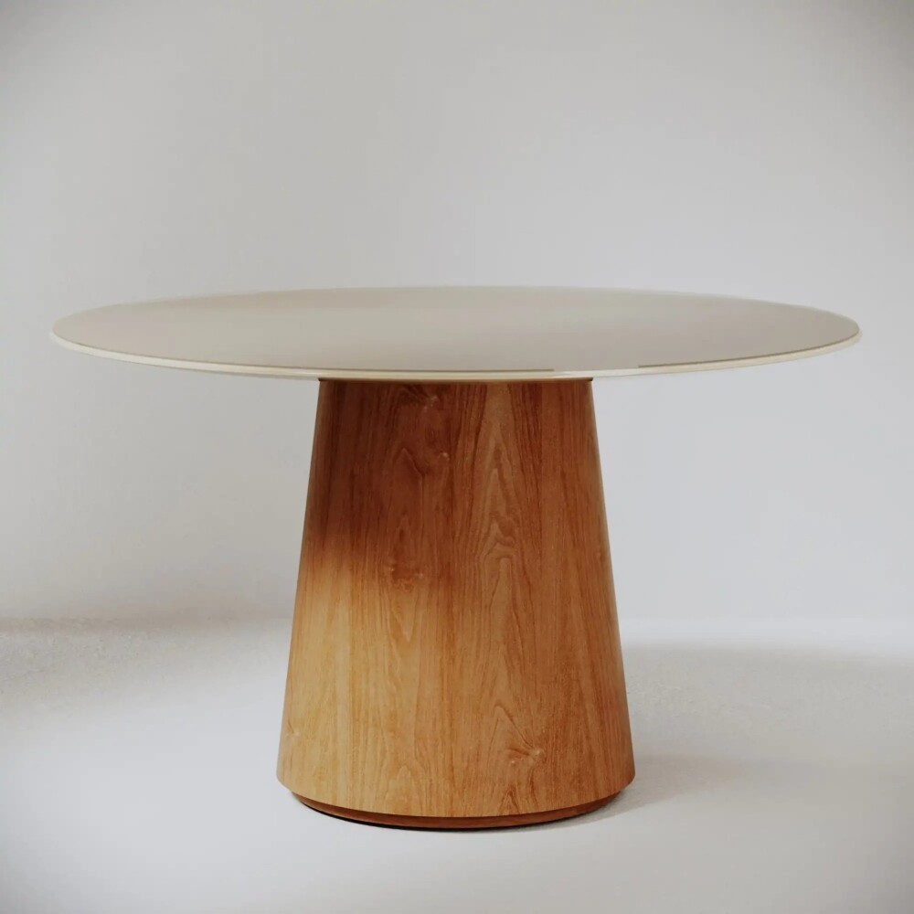 Mesa de comedor Zara 1.35 - Línea Manhattan Off White