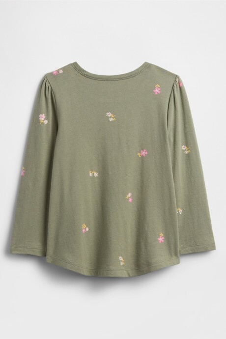 Remera Toddler Niña Walden Green