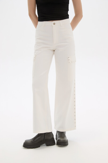 Pantalon Bapor Marfil / Off White