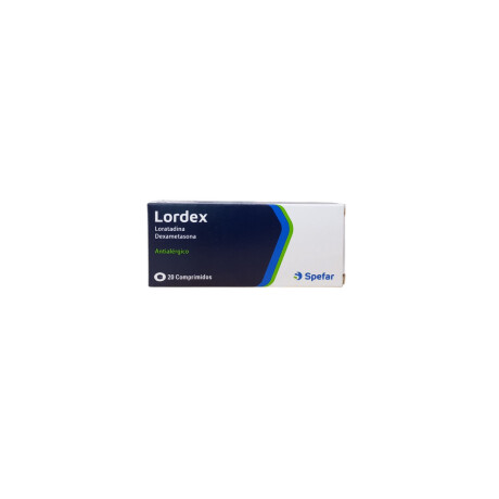 Antialérgico Lordex 20 comprimidos 001